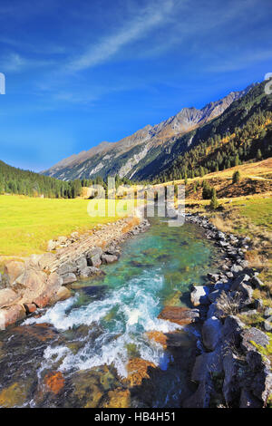 Nationalpark Krimmler Wasserfälle in Österreich Stockfoto
