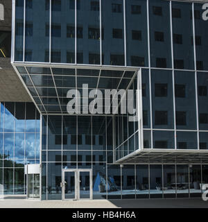 Büro-Viertel-Barcode in Oslo Stockfoto