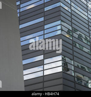 Büro-Viertel-Barcode in Oslo Stockfoto