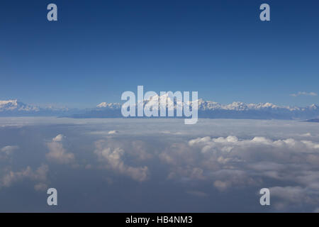 Luftbild im Himalaya Stockfoto