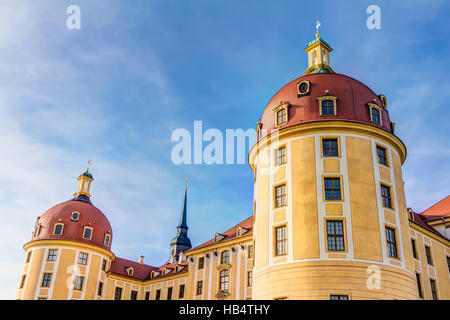 Schloss Moritzburg bei Dresden Stockfoto