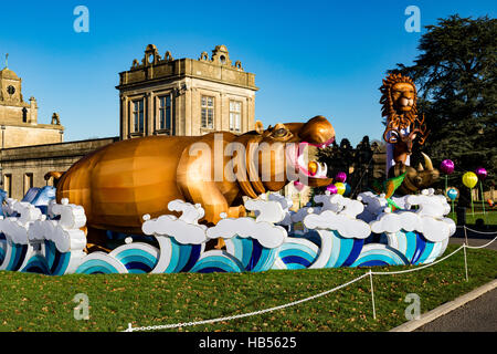 Longleat Festibal des Lichts Stockfoto