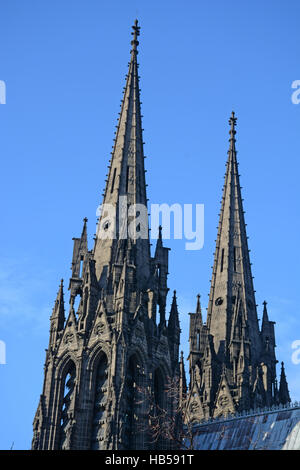 Kathedrale Notre-Dame de Assomption Clermont-Ferrand Puy de Dome Auvergne Stockfoto