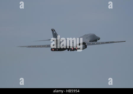 BERLIN, Deutschland - 22. Juli 2008: Boeing von USAF an die internationale Luft-und Raumfahrtausstellung ILA B1. Stockfoto