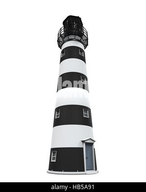 Leuchtturm, isoliert Stockfoto