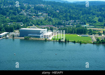 Seattle Seahawks Praxisfeld in Renton Washington Stockfoto