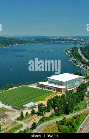 Seattle Seahawks Praxisfeld in Renton Washington Stockfoto