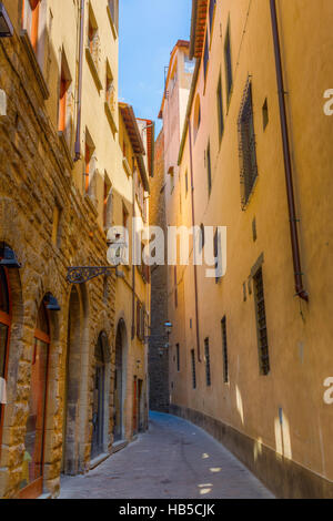 malerischen Gasse in der Altstadt von Florenz, Italien Stockfoto