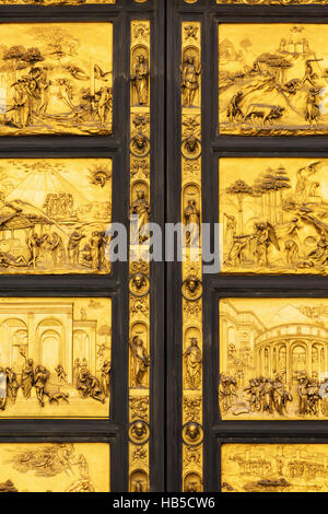 Detail der Cathedrale di Santa Maria del Fiore in Florenz, Italien Stockfoto