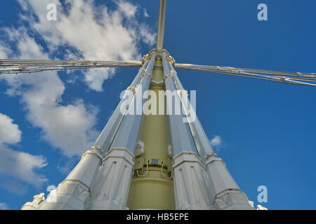 Albert Bridge, Eisenverarbeitung, Eisen Brückenbauwerk.  viktorianischen Technik Stockfoto