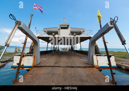 Fähre auf die Insel Koh Chang in der Provinz Trat. Thailand Stockfoto