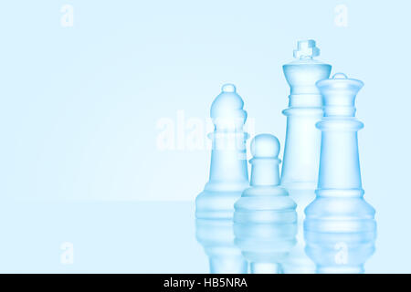 Schach-Familie. Stockfoto