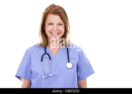 mittleren Alter Ärztin Stockfoto
