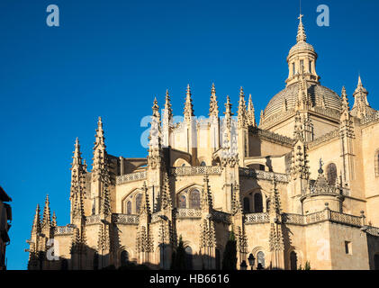 Spätgotik, 16. Jh. Kathedrale in Segovia, Spanien Stockfoto