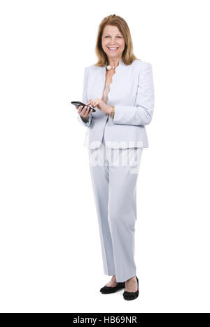 Business-Frau am Telefon Stockfoto