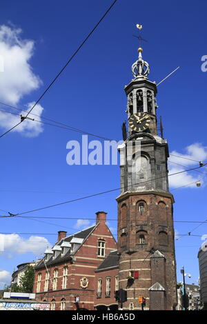 Der Munttoren in Amsterdam Stockfoto