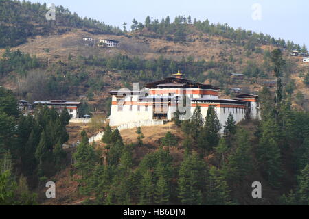 Semtokha Dzong Stockfoto