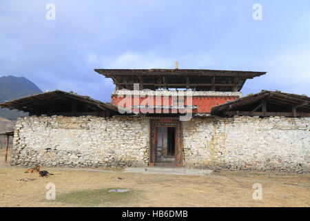 Kloster Wangdue Phodrang Stockfoto