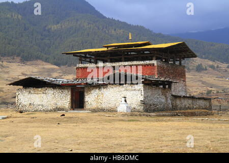 Kloster Wangdue Phodrang Stockfoto