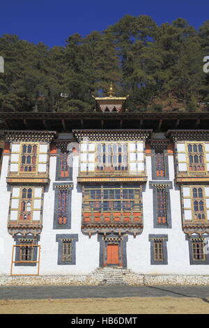 Kurjey Lhakhang Kloster Stockfoto