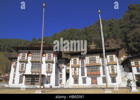 Kurjey Lhakhang Kloster Stockfoto