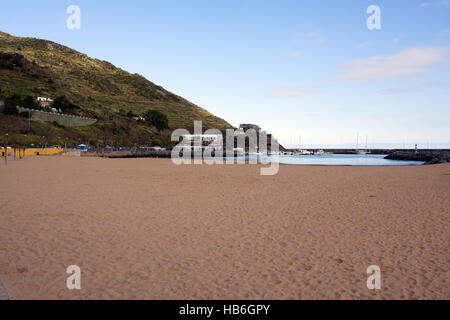 Madeiras Incubus Sandstrand Stockfoto