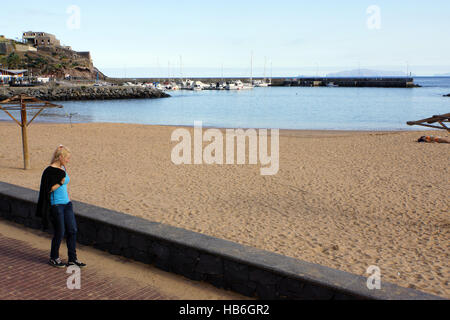 Madeiras Incubus Sandstrand Stockfoto