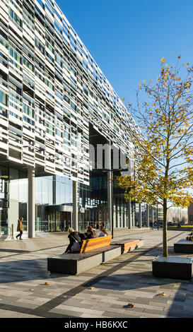 Manchester Metropolitan University, Brooks akademischen Gebäude, Platzes Campus, Manchester, England, UK. Sheppard Robinson 2014. Stockfoto