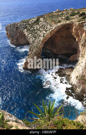 Blaue Grotte, Malta Stockfoto