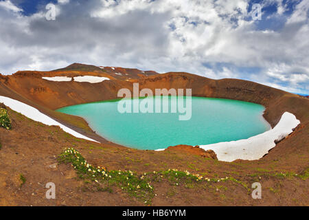 Sommer in Island Stockfoto