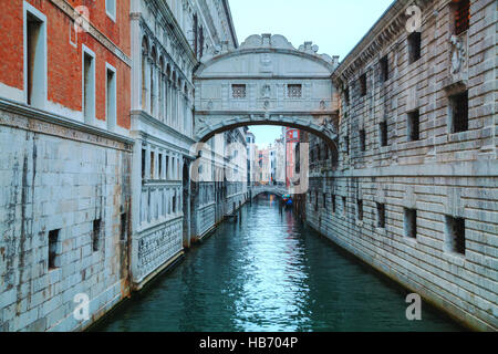 Seufzerbrücke in Venedig, Italien Stockfoto