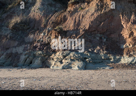 Wealden Felsen, Swanage, Dorset, Großbritannien Stockfoto