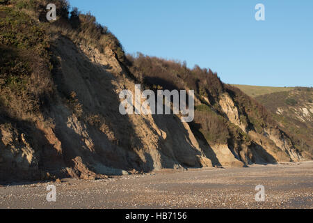 Wealden Felsen, Swanage, Dorset, Großbritannien Stockfoto