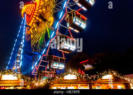 Weihnachten Markt, Alexanderplatz, Berlin, Deutschland Stockfoto