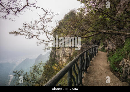 Tianmen Berglandschaft und Sicht Stockfoto