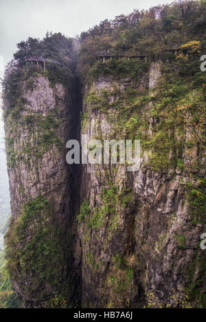 Tianmen Berglandschaft und Sicht Stockfoto