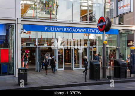 Fulham Broadway Station, London Stockfoto