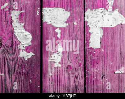 Alt rosa Holzbretter Stockfoto