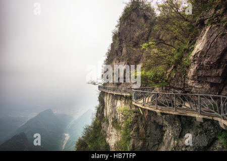 Tianmen Berglandschaft und Sicht Stockfoto