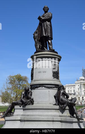 James Garfield Denkmal in Washington, DC Stockfoto