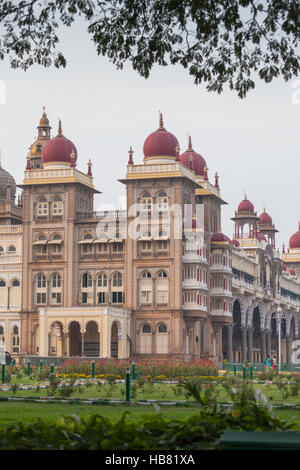 Mysore in Karnataka, Südindien. Mysore Palast. Stockfoto