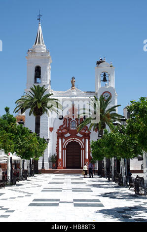 Iglesia de Nuestra Senora De La Asuncion / Kirche unserer lieben Frau von der Annahme, Almonte, Provinz Huelva Spanien Stockfoto