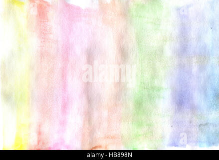 Abstrakte bunte Aquarell Hintergrund Stockfoto