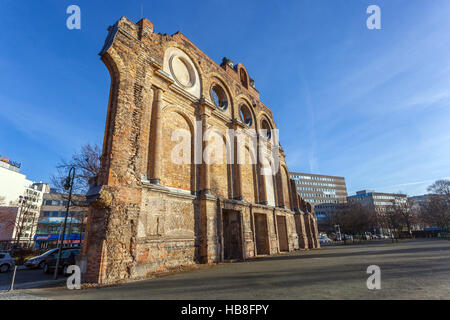 Anhalter bahnhof, die Überreste, Askanischer Platz, Kreuzberg, Berliner Ruinen Deutschland Stockfoto