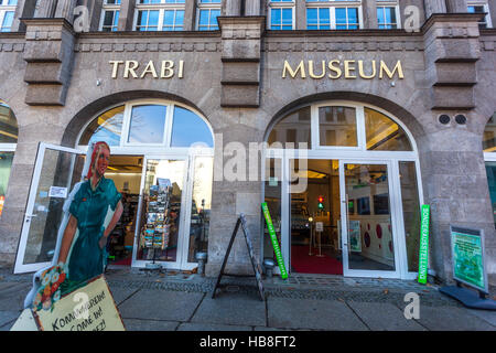 Trabi-Museum, Trabant Automuseum, Friedrichstadt, Berlin, Deutschland Stockfoto