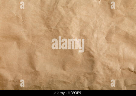 Textur von braunem Packpapier Stockfoto
