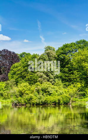 Muskauer Park in der Oberlausitz Stockfoto