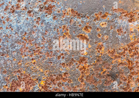 rostiges Metall Hintergrund Stockfoto