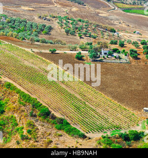 Tal in Spanien Stockfoto