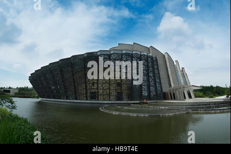 Wuzhen Theater von Artech Architekten in Wuzhen, einer antiken Stadt auf wate Stockfoto